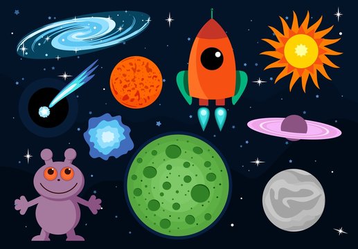Space Vector Illustrations