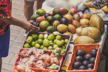果物,食料品店,市場,