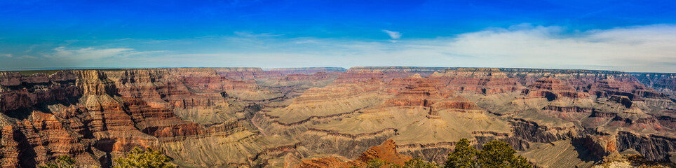 Vue panoramique sur le parc national du Grand Canyon, Arizona, USA