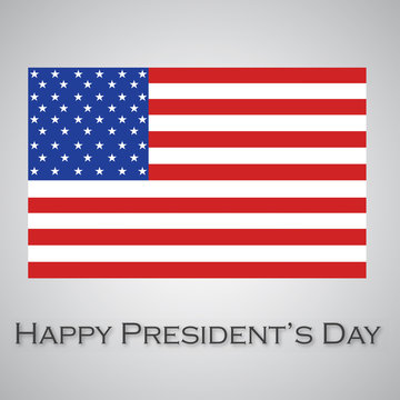 presidents day. usa flag illustration design over a white background
