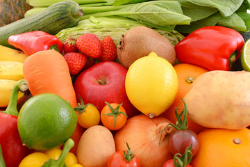新鮮な野菜と果物