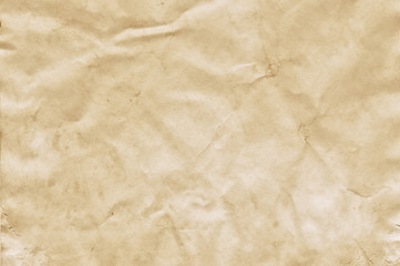 Old crumpled and dirty paper texture.