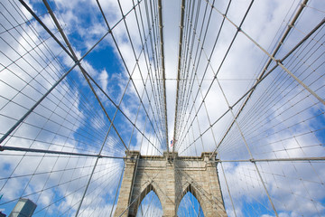 Obraz premium Most Brookliński, Nowy Jork. USA.