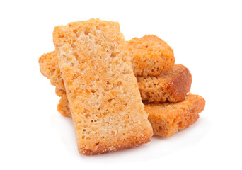 White bread crackers stick