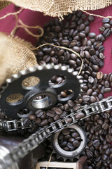 Coffee and engine gear