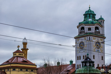 Turm der Volksbades in München
