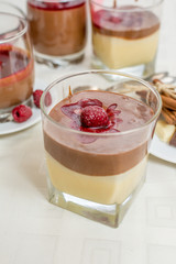 Chocolate mousse dessert