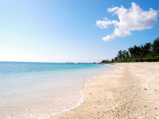 Fototapeta na wymiar Ieshima Beach,Okinawa