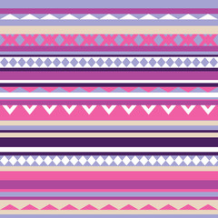 Fototapeta premium Seamless vector tribal texture. Tribal vector pattern. Colorful