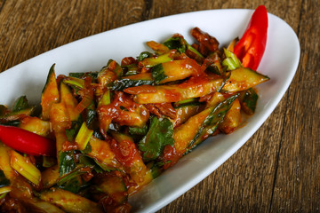 Stir fry chicken
