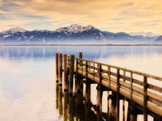 jetty on lake chiemsee (243)