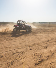 RC buggy in the desert