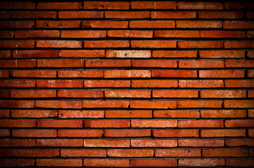 Grunge red brick wall pattern background3