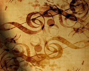 Old music sheet