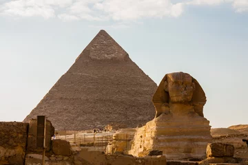 Foto op Canvas Great Pyramid at Giza Plateau © meatbull