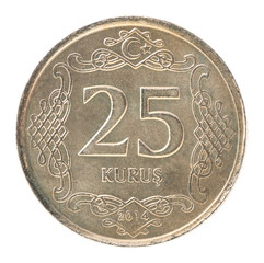 Turkish Kurus coin