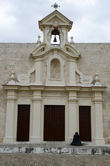 Fototapeta na wymiar San Carlos chapel at La Cabana fortress at Havana