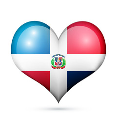 Dominican Republic Heart flag icon