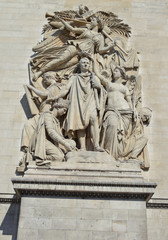 Obraz premium Arc de Triomphe sculpture