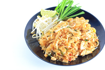 Pad Thai,Thailand fried foods are popular in Thai and foreigners in Thailand.