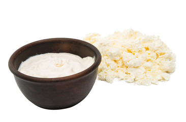 cottage cheese with sour cream