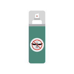 Mosquito spray flat icon