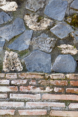 Pompeii wall detail