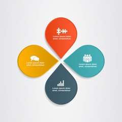 Banner infographic design template. Vector illustration.