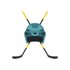 Two crossed hockey sticks icon