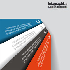 Banner infographic design template. Vector illustration.