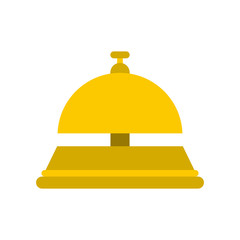 Reception bell flat icon