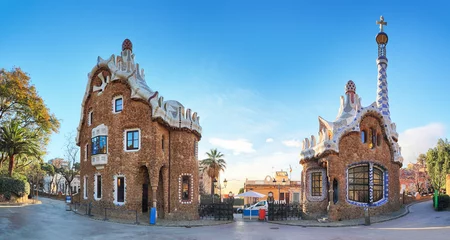 Photo sur Plexiglas Barcelona Barcelona, Guell Park, Spain