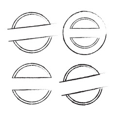 Stamp set. Vector Stamp