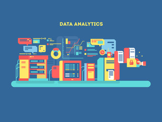 Data analytics design flat
