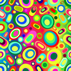 pattern rainbo  raiwnbow colourful /of patrs of circle oval shape.