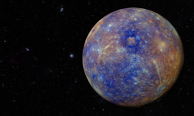 Fototapeta premium Solar System - Planet Mercury