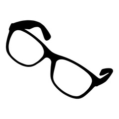 Eye glasses on white background