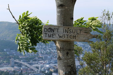 Don't insult the witch.