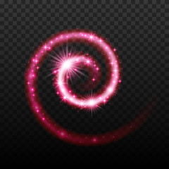 Magic light effect shiny spiral background.