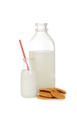 milk with cookies