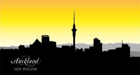 auckland silhouette