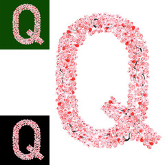 Sakura Flower Alphabet