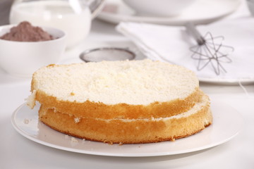 delightful fresh sponge cake 
