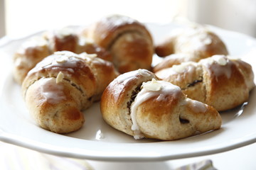 tasty and delicious croissants  