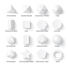 All basic 3d shapes