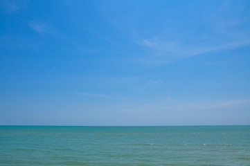 Plakat Blue sky and sea