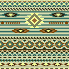 seamless pattern in ethnic style of the American Indians