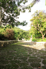 Vocation and travel. Ancient village Altos de Chavon - Colonial town reconstructed in Casa de Campo, La Romana, Dominican Republic.