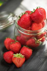 Fresh ripe strawberry