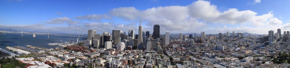 Fototapeta na wymiar Panorama San Fransisco